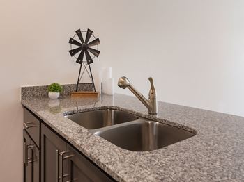 Kitchen with appliances and sink